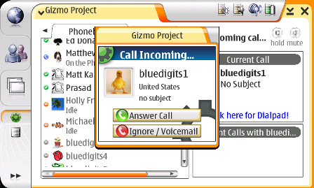 VoIP de SIPphone para el Nokia N80 Internet Edition