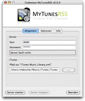 MyTunesRSS: Escucha tu iTunes desde cualquier dispositivo con acceso a tu red local (o desde Internet)