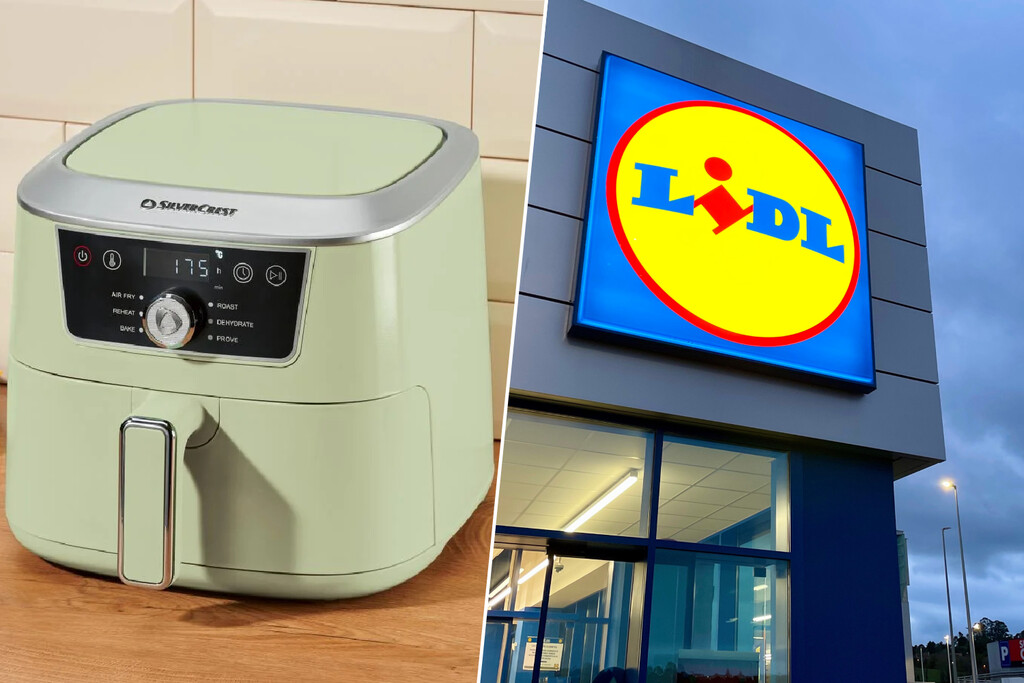 Lidl está agotando esta freidora de aire retro en color pastel de gran capacidad: cuesta menos de 43 euros