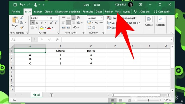 Cómo fijar una columna o una fila en Excel