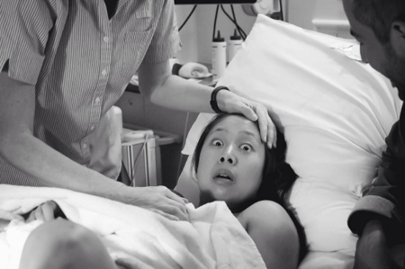 Cuando esperabas una niña y llega un niño se te queda esta cara de sorpresa