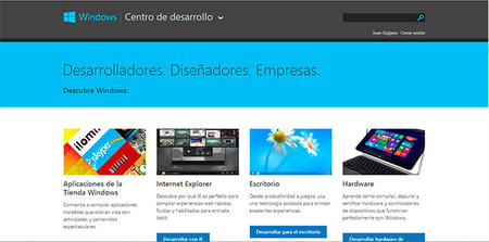 Lavado de cara del Centro de desarrollo de Microsoft