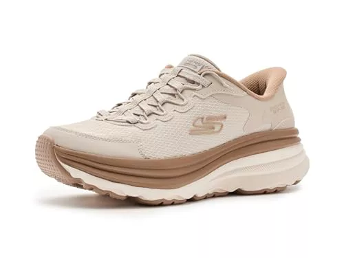Skechers Zirrus - Tenis sin Cordones para Mujer, Bronceado = Bronceado, 35 EU