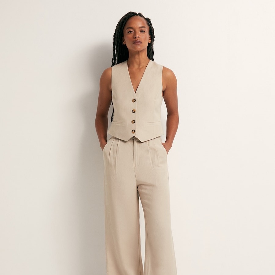 Chaleco de lino Sfera