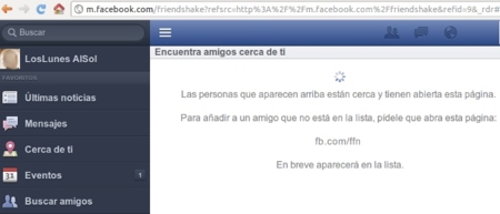 Facebook Friendshake te ayuda a descubrir amigos y perfiles similares que están cerca de ti
