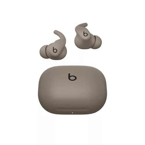 Powerbeats Fit - Auriculares inalámbricos con cancelación del Ruido, Ajuste Seguro, IPX4, hasta 30 Horas de autonomía con Estuche de Carga, compatibles con Apple y Android - Gris Grava