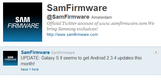 Actualización Galaxy SII