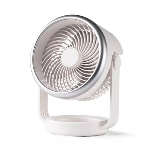 wonderlamp - Ventilador de Mesa Brisita, 4 Velocidades, Batería Recargable