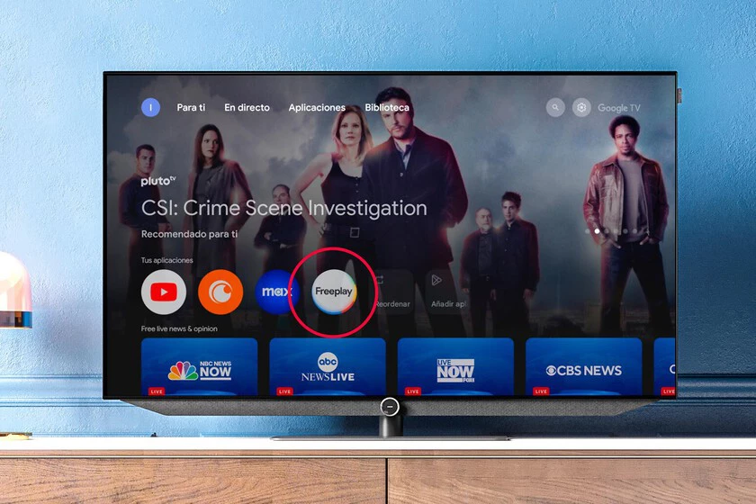 Google Tv Freeplay Portada