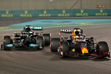 Verstappen Hamilton Abu Dabi F1 2021