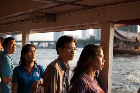 Moverse en Bangkok: el barco público