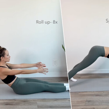 El entrenamiento de Pilates en cinco minutos y más eficaz que puedes hacer en casa