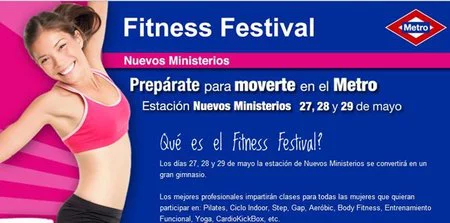 Clases de gimnasia gratis en el metro madrileño