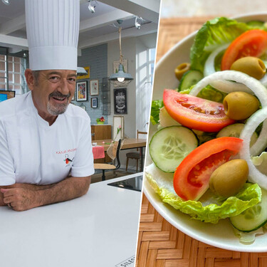 La regla definitiva de Karlos Arguiñano: el orden exacto que debes seguir al aliñar tu ensalada para no estropear los ingredientes 