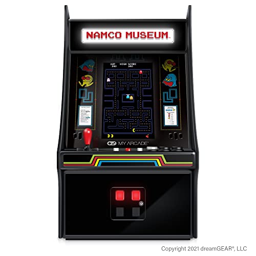 MY ARCADE Mini Jugador Bandai Namco Museum Hits Mini Cabina Retro, 20 Juegos en 1