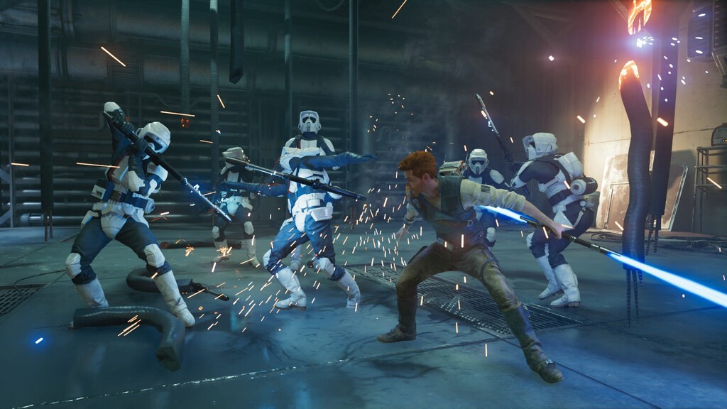 A esta streamer le han tocado los stormtroopers de Star Wars Jedi: Survivor más realistas: no aciertan un solo tiro 