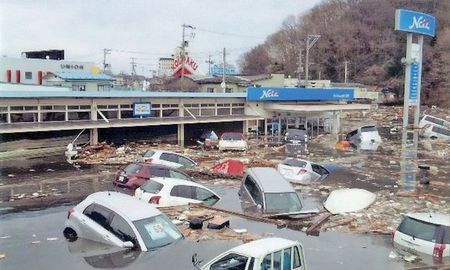Concesionario Netz Toyota Iwate en Miyako, actualmente reconstruido