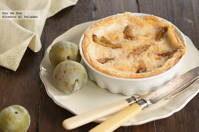 Tarta de ciruelas claudias, receta para aprovechar la fruta de temporada
