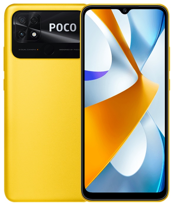 Smartphone POCO C40 4+64 GB amarillo/negro