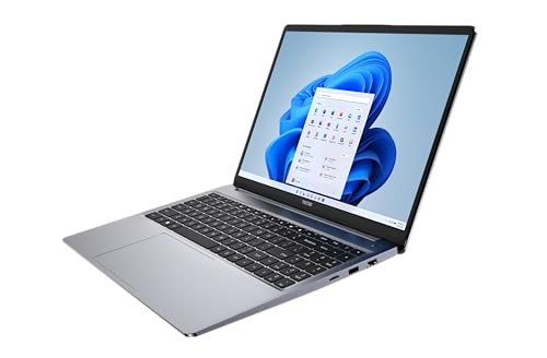 Portátil - Tecno K16S MEGABOOK, 16" Full HD IPS, AMD Ryzen™ 7-5800U, 16GB RAM, 512GB SSD, Radeon™ Graphics, WiFi, Windows 11 Home, Gris, Todo Aluminio, Teclado QWERTY Español