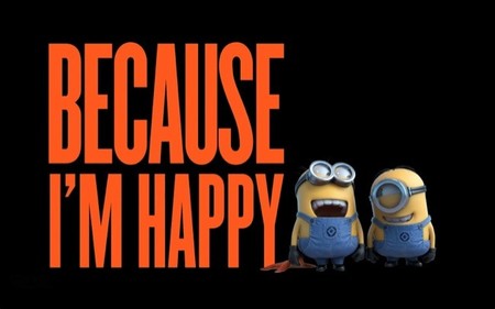 La canción Happy de Pharrell Williams en la película Gru Mi villano favorito 2 candidata al Oscar 2014