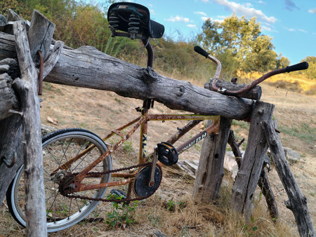 Bicicleta estática casera
