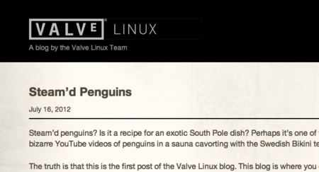 Valve confirma sus esfuerzos en lanzar Steam para Linux abriendo un blog oficial del proyecto