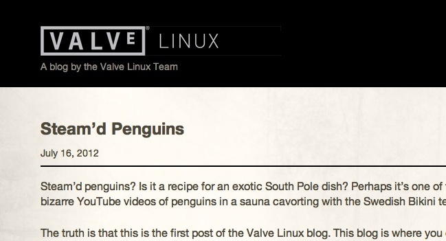 valve steam linux