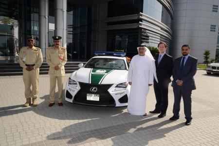 Lexus RC F, el coche que faltaba a la policía de Dubai