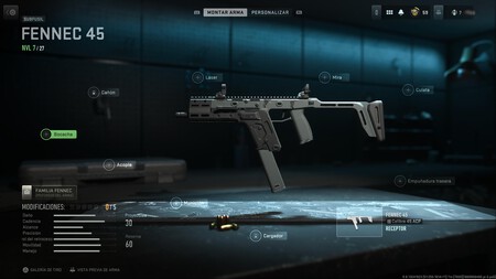 Warzone 2 Fennec 45 Accesorios