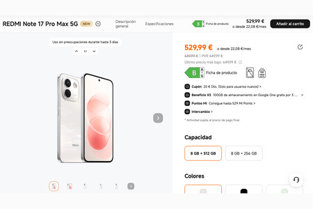 Redmi Note Precio