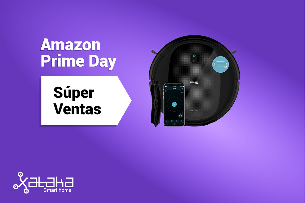 Últimas horas para la oferta de este robot aspirador de Cecotec por el Prime Day: aspira,friega, pasa la mopa, y compatible con Alexa ¡Muy completo!
