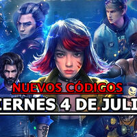 Free Fire MAX, códigos gratuitos del Viernes 4 de julio 