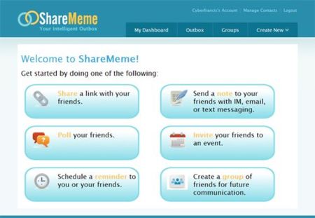 ShareMeme, crea grupos de usuarios e interactúa con ellos