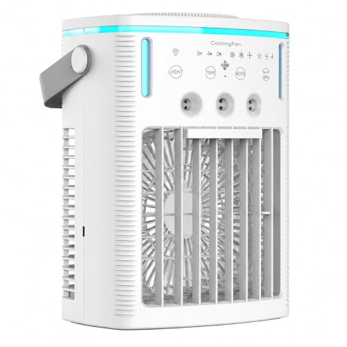 4-en-1 Mini Aire Acondicionado Portátil con Mando a Distancia