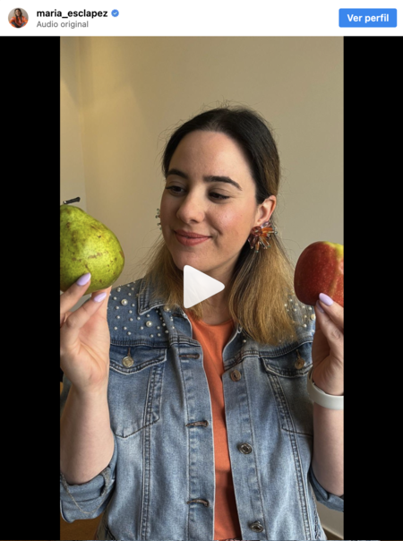 maria esclapez truco de la fruta rechazo