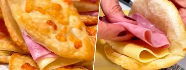 El bocadillo más original se hace con masa de empanadillas: una forma fácil y rápida de preparar una merienda o tentempié delicioso 