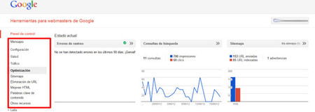 Herramientas para webmasters
