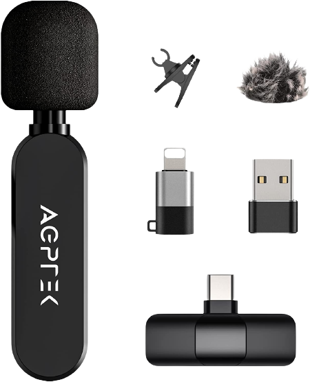 Micrófono inalámbrico profesional 3 en 1