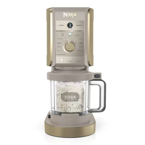Ninja CREAMi Deluxe Heladera multifunción con 2 tarrinas, 10 programas