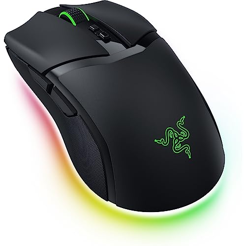 Razer Cobra Pro - Ratón Gaming inalámbrico y Personalizable con Razer Chroma RGB (10 Controles Personalizables, 11 Zonas de iluminación Chroma, Sensor óptico Focus Pro de 30 000 PPP) Negro