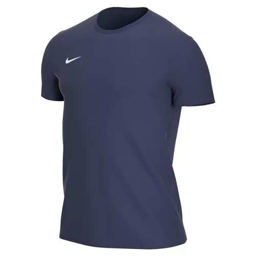 Nike M Nk Dry Park Vii Jsy Ss - Camiseta De Manga Corta Hombre, Azul (Midnight Navy/White), L, Unidad