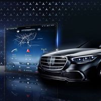 Esta es la primera imagen de la descomunal pantalla del Mercedes-Benz Clase S, y mañana conoceremos todos sus detalles