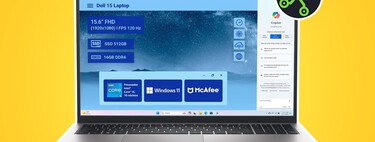 Laptop Dell barata con 16GB de RAM y pantalla gigante. Ideal para tareas básicas y poco más 