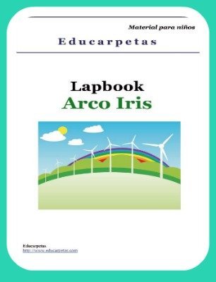 Lapbook sobre el arcoíris de Educarpetas