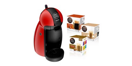 Krups Piccolo Cafetera Dolce Gusto Rojo
