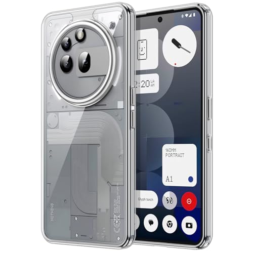 JETech Funda para Nothing Phone 3a Pro, Transparente