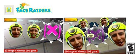 'Face Raiders', así funciona exactamente el shooter que incluye de serie Nintendo 3DS