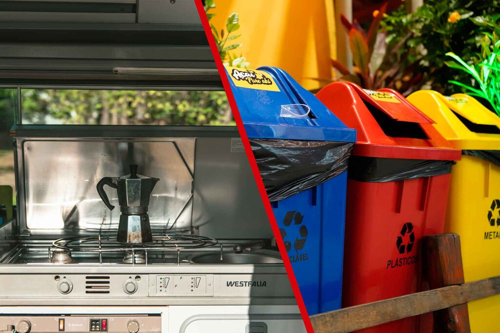 Viajar en camper mola pero tiene un problema: la basura. Así es como reciclo para evitar malos olores y no ensuciar el campo