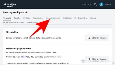 Formas de pago cheap en amazon prime video